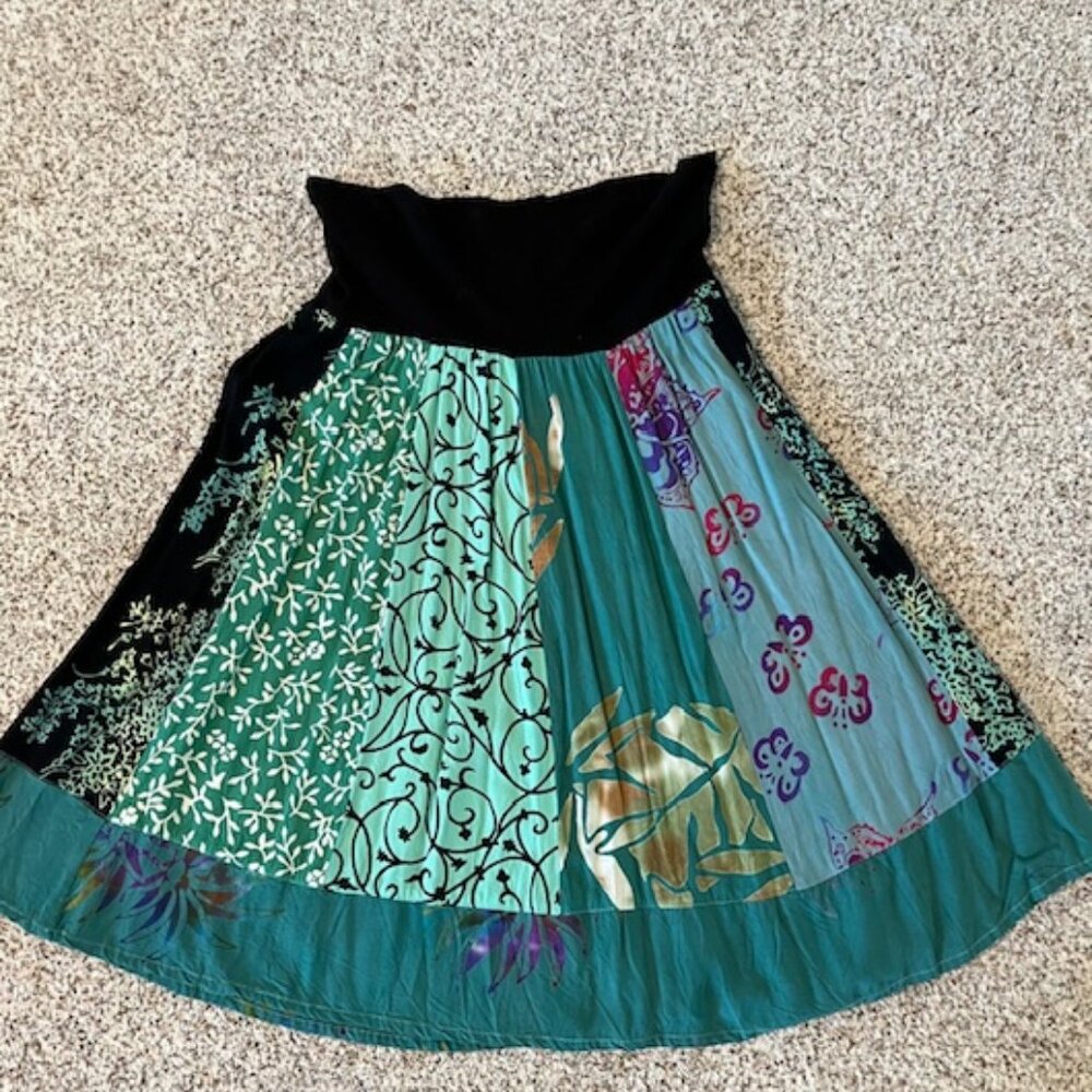 Colorful Rayon Skirt